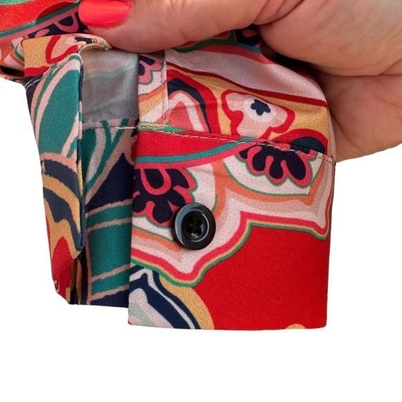 MISLOOK -  colorful boho style tunic top. Size S, retro looking - Picture 6 of 10